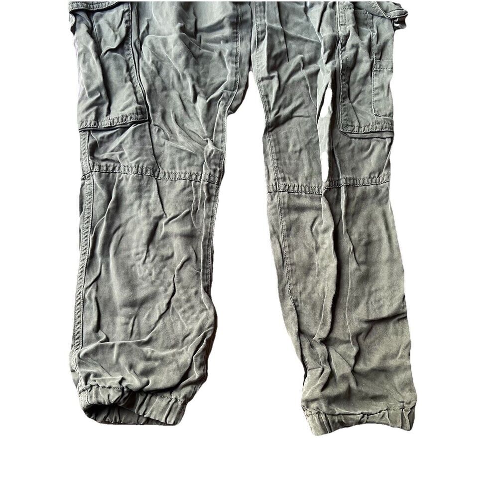 Lucky Brand Olive Green Cargo Utility Jogger Pants 100% Tencel Women's 27 - Picture 2 of 8